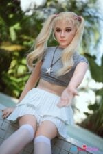 【US-Instock】S22# -Full Silicone Sex Doll- 150cm A Cup -SY Doll - Image 5