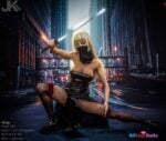 Light Tan Ninja Girl (Head JK3 / Body JK6) - JK Doll - Image 8