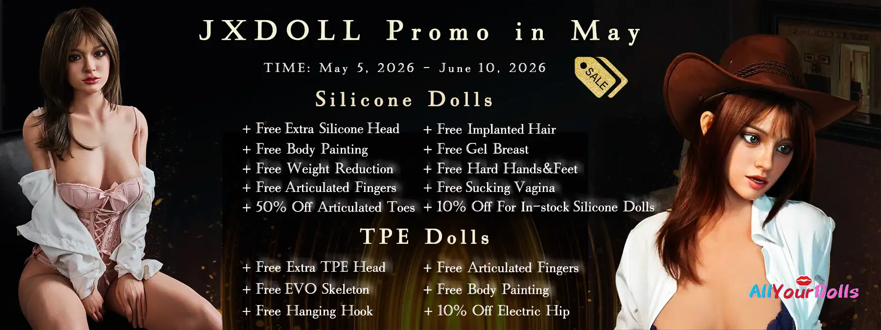 JXDOLL May Promotion 2026