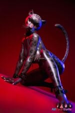 Velara 165cm D Cup Black Panther Silicone Furry Doll with Movable Jaw - Moonvale Doll - Image 27