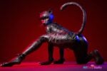 Velara 165cm D Cup Black Panther Silicone Furry Doll with Movable Jaw - Moonvale Doll - Image 26