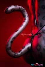 Velara 165cm D Cup Black Panther Silicone Furry Doll with Movable Jaw - Moonvale Doll - Image 17