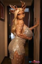 Cerina 170cm Voluptuous Fawn Girl Sex Doll with Nipple Channels - Moonvale Doll - Image 35