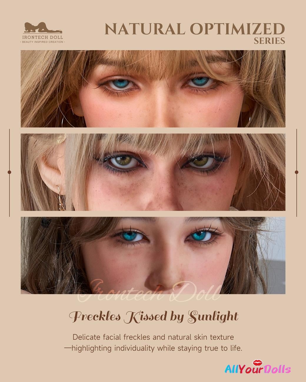 Natural Beauty Makeup Design by Irontech Doll