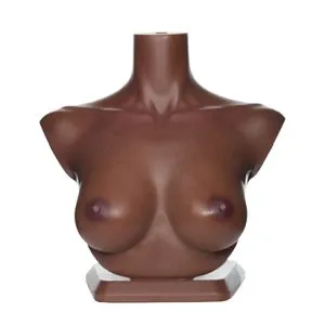 Realistic Bust Stand-Black