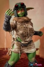 SiF 120cm (3ft11) Green Goblin Barza Fantasy Sex Doll - Climax - Image 23