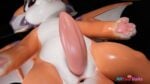 Mythical Fire Dragon Full-Body Silicone Companion-68cm Standing-115cm with Tail-Lingmo - Image 5