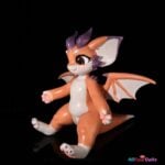 Mythical Fire Dragon Full-Body Silicone Companion-68cm Standing-115cm with Tail-Lingmo - Image 15