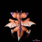 Mythical Fire Dragon Full-Body Silicone Companion-68cm Standing-115cm with Tail-Lingmo - Image 10
