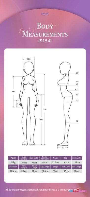 Big Boobs Sex Doll Sino-Doll Soft-Max-S154+ST1 Linyou R+S effect (36)