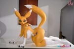 Renamon Fox Sex Doll-Dolls Castle®-140cm 4ft7in-C Cup-Full Silicone Furry Sex Doll - Image 18