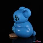 Glutinous Rice Blue Bear 22cm (8.7") Full Silicone Mini Masturbator - Lingmo - Image 6