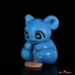 Glutinous Rice Blue Bear 22cm (8.7") Full Silicone Mini Masturbator - Lingmo - Image 3