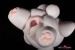 Glutinous Rice White Bear 21cm (8.3") Full Silicone Mini Masturbator - Lingmo - Image 8