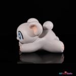 Glutinous Rice White Bear 21cm (8.3") Full Silicone Mini Masturbator - Lingmo - Image 9