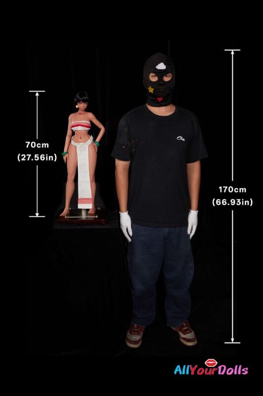Mini Sex Doll Si70cm MO Roxy (Black)-CLM(Climax Doll) (22)