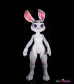 Rabbit 140cm Elite Furry Silicone Sex Doll - Lingmo